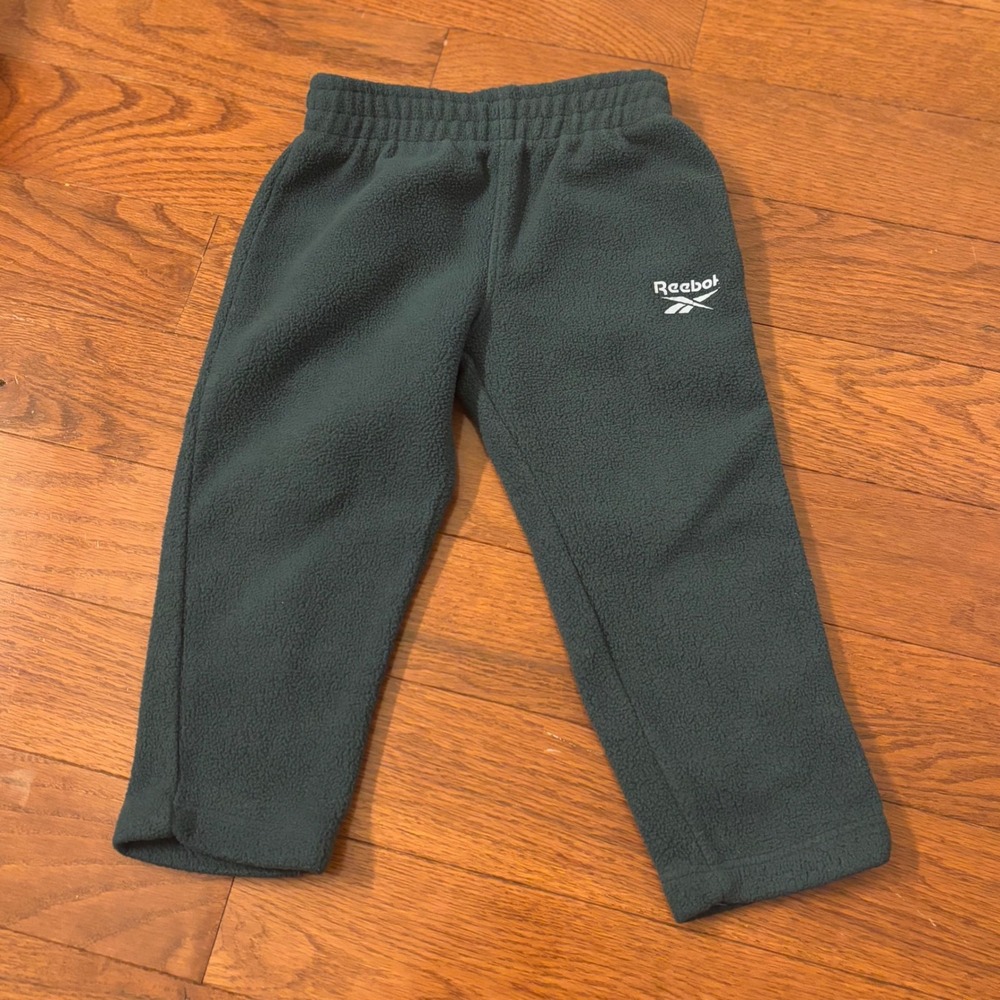 Reebok Kids Fleece‎ Jogger Pants Teal Toddler Size 2T